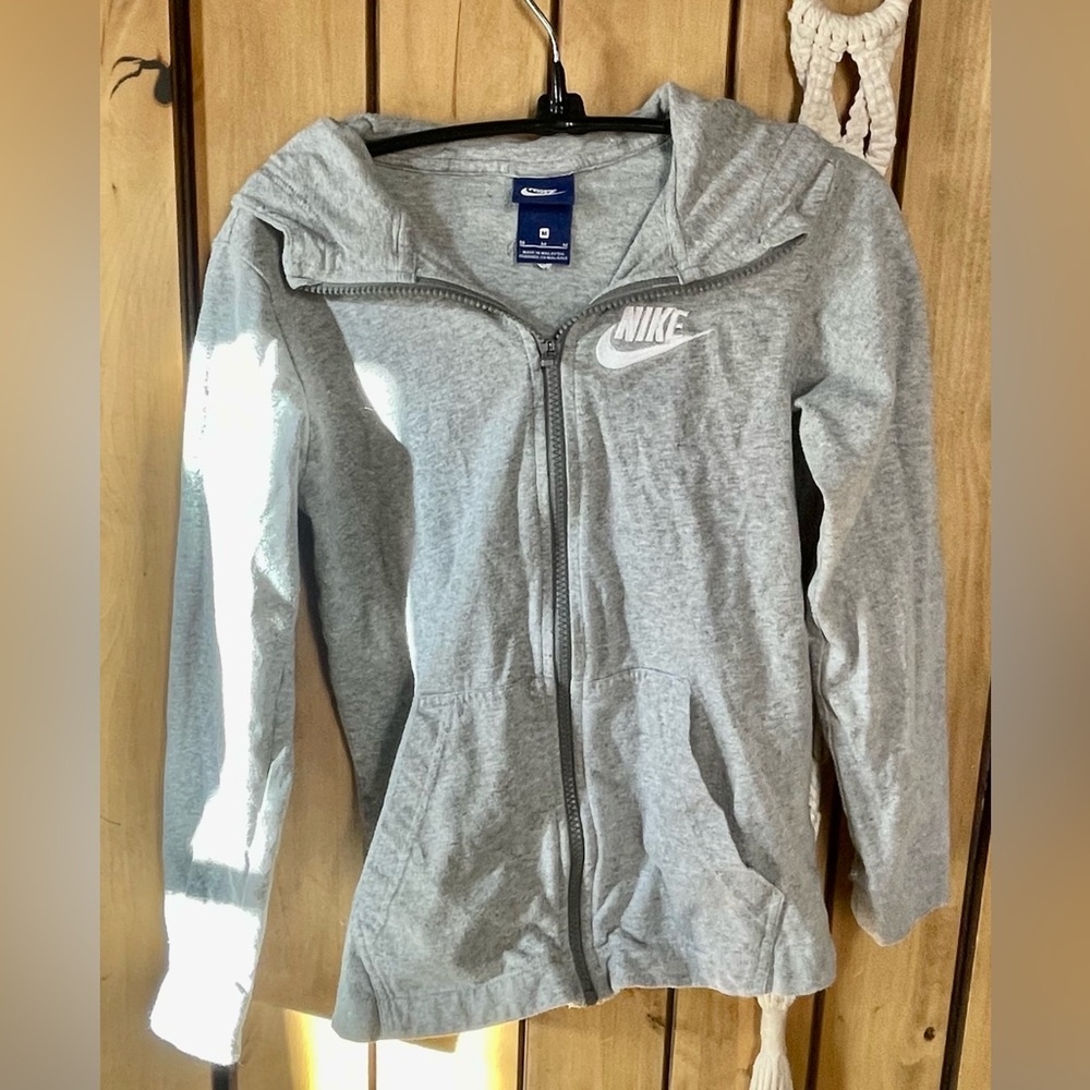 Nike Gray Zip Up Jacket
